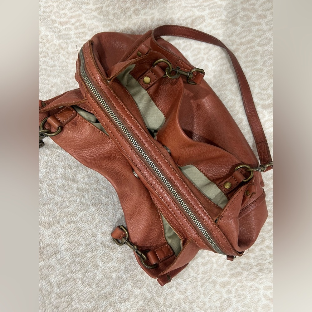 American Leather Co Leather Satchel - Picture 3 of 9